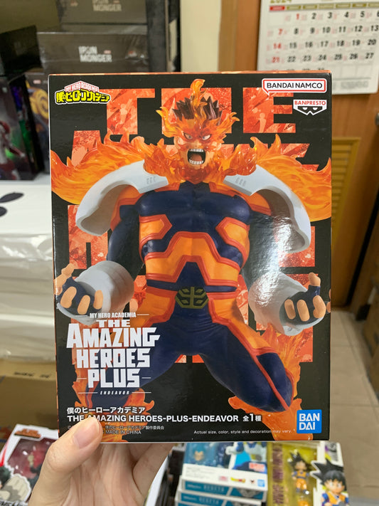 (IN STOCK) Bandai Banpresto My Hero Academia The Amazing Heroes Plus Endeavor  Figure
