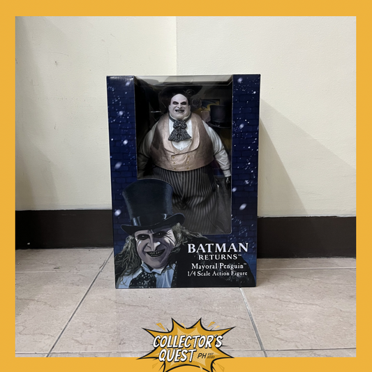 (IN STOCK) NECA Batman Returns - 1/4 Scale Figure - Mayoral Penguin (Devito)
