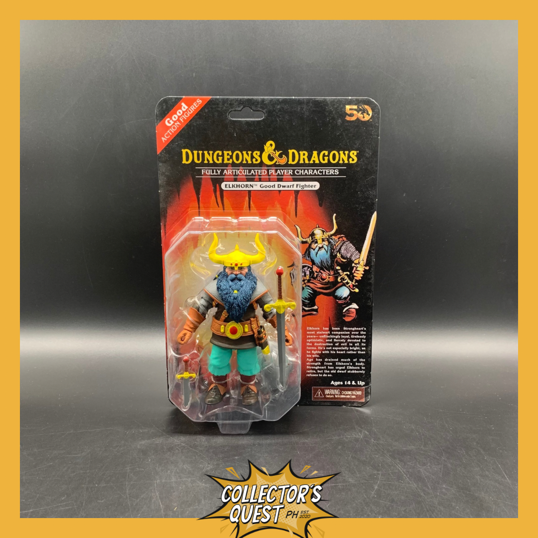 (IN STOCK) Dungeons and Dragons – 7″ Scale Figure – 50th Anniversary Elkhorn on Blister Card Figure