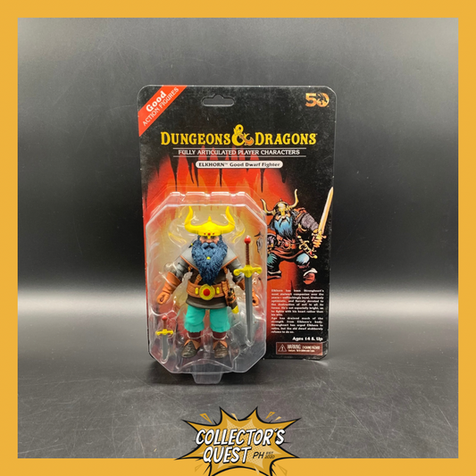 (IN STOCK) Dungeons and Dragons – 7″ Scale Figure – 50th Anniversary Elkhorn on Blister Card Figure