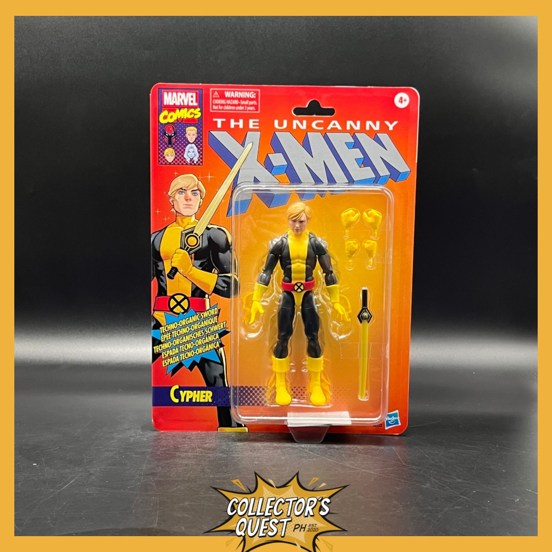(IN STOCK) Marvel Legends X-Men Retro Carded Cypher Action Figure