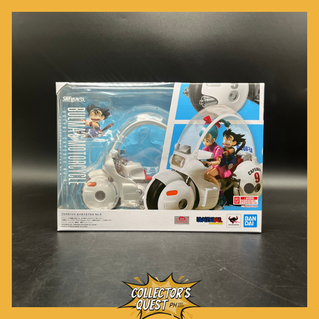 (IN STOCK) Bandai SHFiguarts Dragon Ball Bulma's Motorcycle -Hoipoi Capsule No.9 (REISSUE) Action Figure Vehicle
