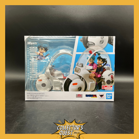 (IN STOCK) Bandai SHFiguarts Dragon Ball Bulma's Motorcycle -Hoipoi Capsule No.9 (REISSUE) Action Figure Vehicle