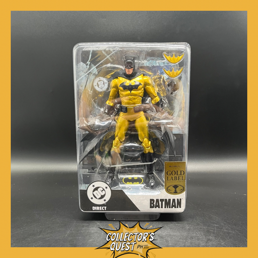 (IN STOCK) Mcfarlane DC Multiverse Batman Hush Gold Version SDCC Exclusive Action Figure