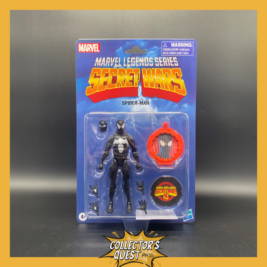 (IN STOCK) Marvel Legends Secret Wars Symbiote Spiderman Action Figure