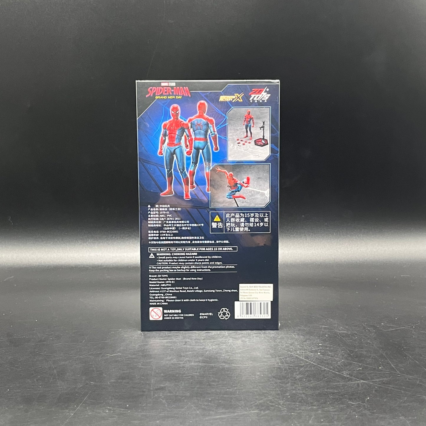 (IN STOCK) ZD Toys Marvel Spiderman Brand New Day: Spider-Man Action Figure