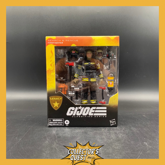 (IN STOCK) G.I. Joe Classified Series Legacy Collection - Search & Rescue Firefighter Action Figure