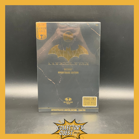 (IN STOCK) DC Multiverse Batman (Arkham City)(Knightmare)(Gold Label) Action Figure