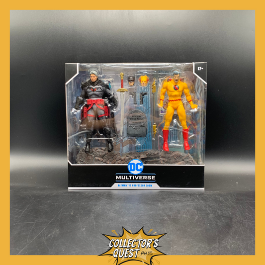 (IN STOCK) (IN STOCK) DC Multiverse Earth 2 Batman vs Professor Zoom Reverse Flash 2 Pack Action Figure Set