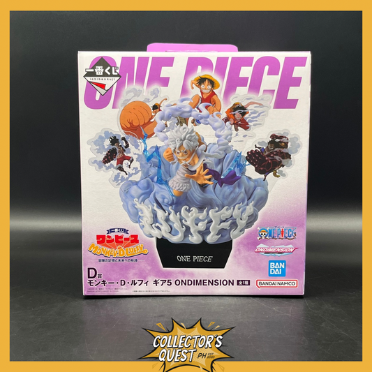 (IN STOCK) Ichiban Kuji One Piece Prize D: Monkey D. Luffy Gear 5 ONDIMENSION Figure