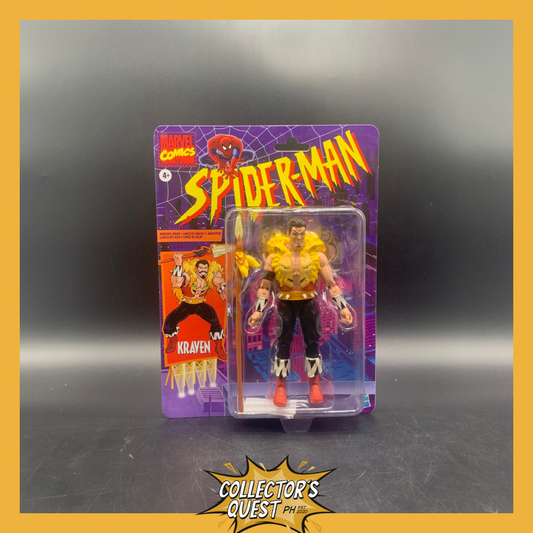 (IN STOCK) Marvel Legends Spiderman Retro Carded Kraven Action Figure