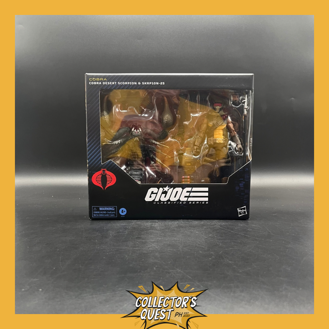 (IN STOCK) G.I. Joe Classified Series Cobra Desert Scorpion & SKRP10N-25 Action Figure