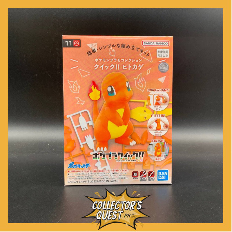 Pokemon Plamo Collection Quick!! 11 Charmander Set Model Kit
