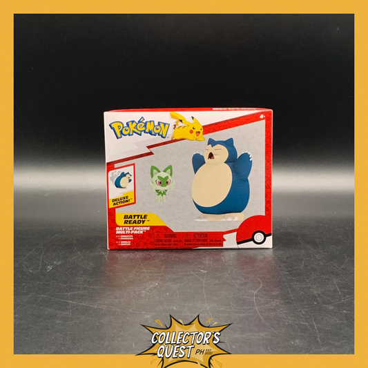(IN STOCK) Jazwares Pokemon Battle Ready Snorlax with Sprigatito Battle Figure Multi-Pack