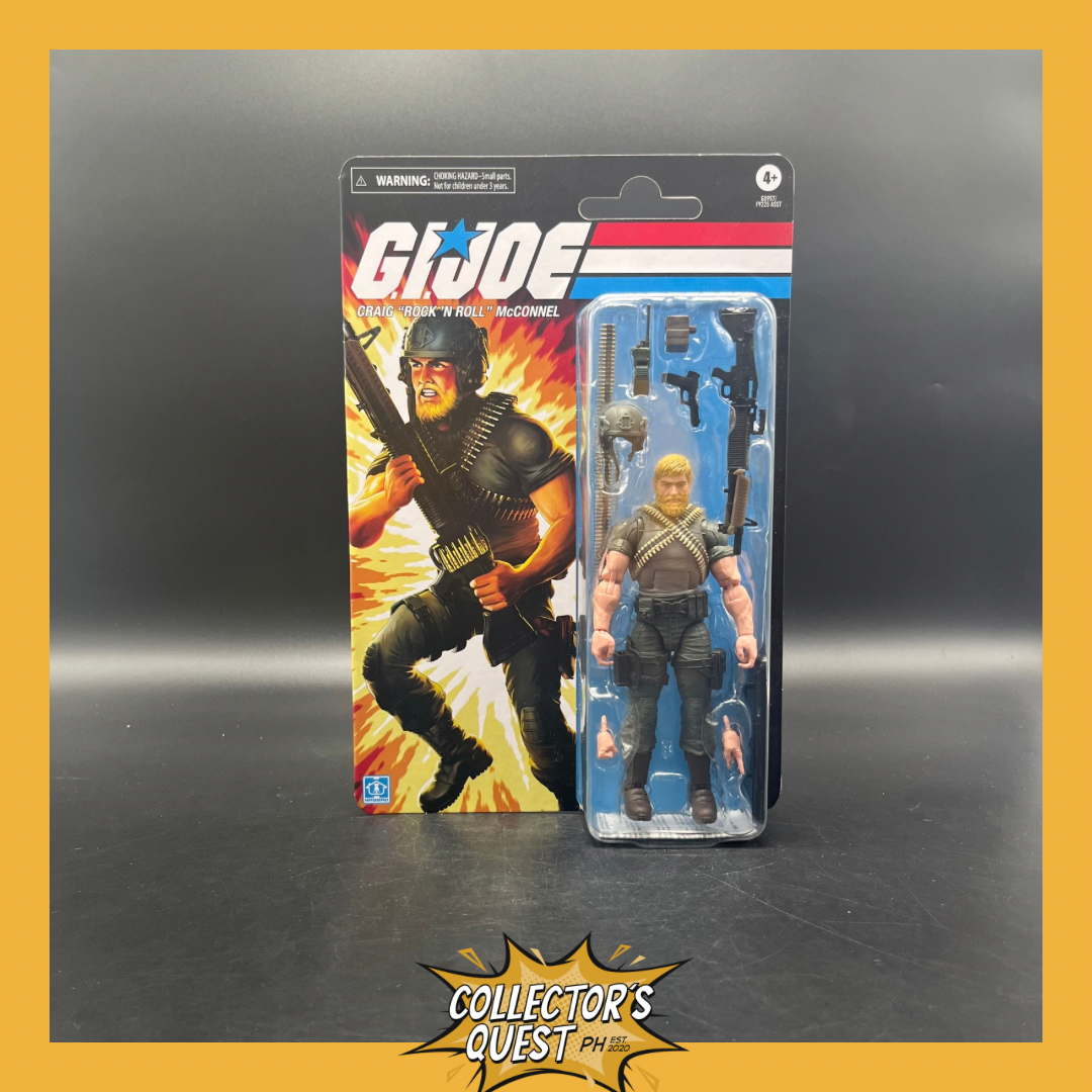 (IN STOCK) Gi Joe Classified Series Retro Carded Rock N Roll Action Figure