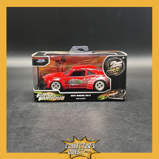 (IN STOCK) 35630 Jada Toys Fast & Furious 1:32 Scale 1974 Mazda RX-3 Die Cast Vehicle