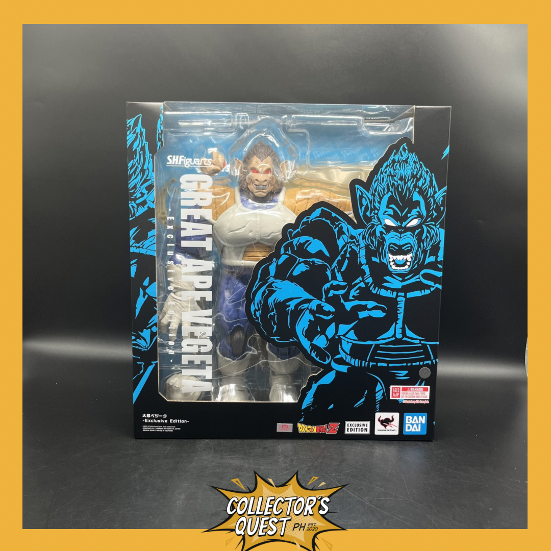 (IN STOCK)  Bandai Tamashii Nations SHFiguarts Dragon Ball Z Great Ape Vegeta Action Figure