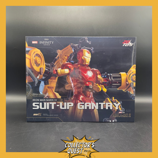 (IN STOCK) ZD Toys Iron Man Mark 4 Suit Up Gantry Action Figure Set