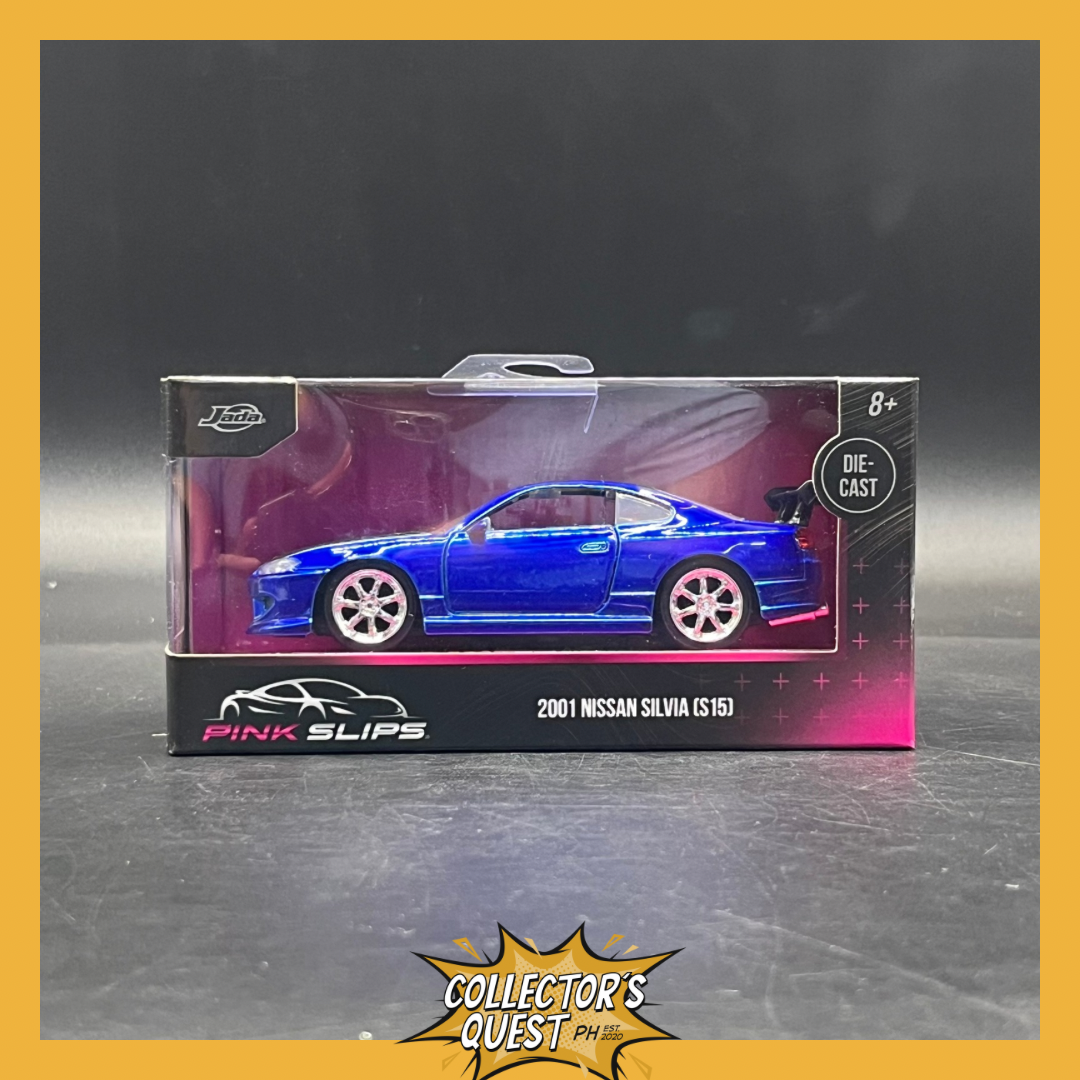 (IN STOCK) 36429 Jada Toys 1:32 Scale Pink Slips 2001 Nissan Silvia (S15) Diecast Vehicle