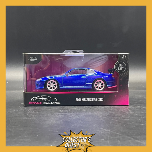 (IN STOCK) 36429 Jada Toys 1:32 Scale Pink Slips 2001 Nissan Silvia (S15) Diecast Vehicle