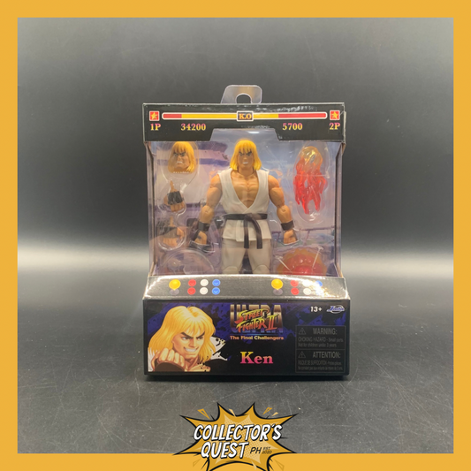 (IN STOCK) JADA TOYS STREET FIGHTER Ken (Player 2) Action Figure