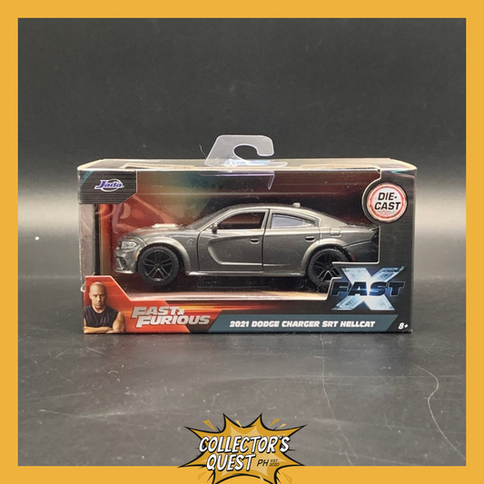 (IN STOCK) Jada Toys 1:32 Fast & Furious 2021 Dodge Charger SRT Hellcat Diecast Vehicle