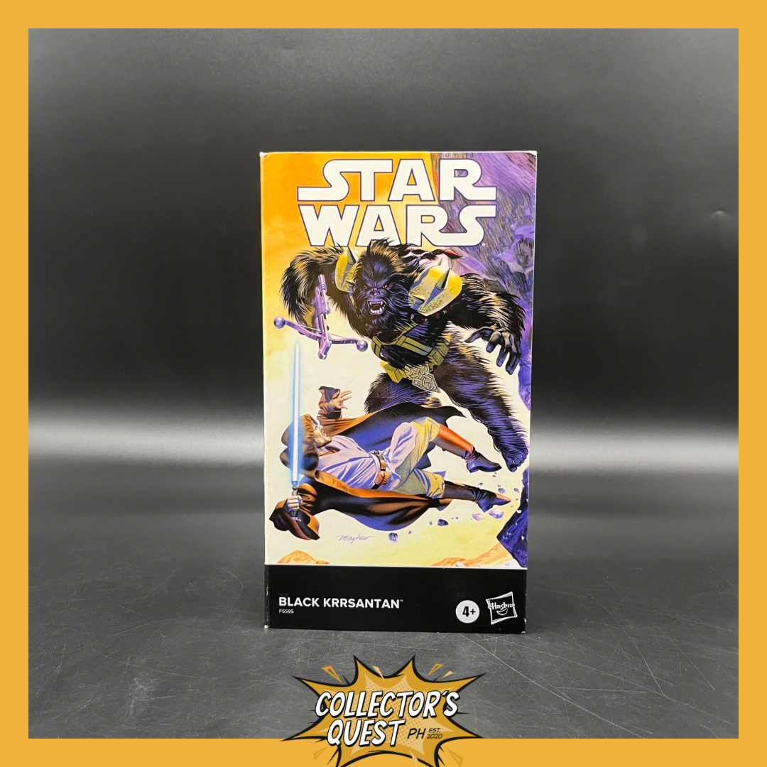 (IN STOCK) Star Wars The Black Series Retro VHS Black Krrsantan Figure