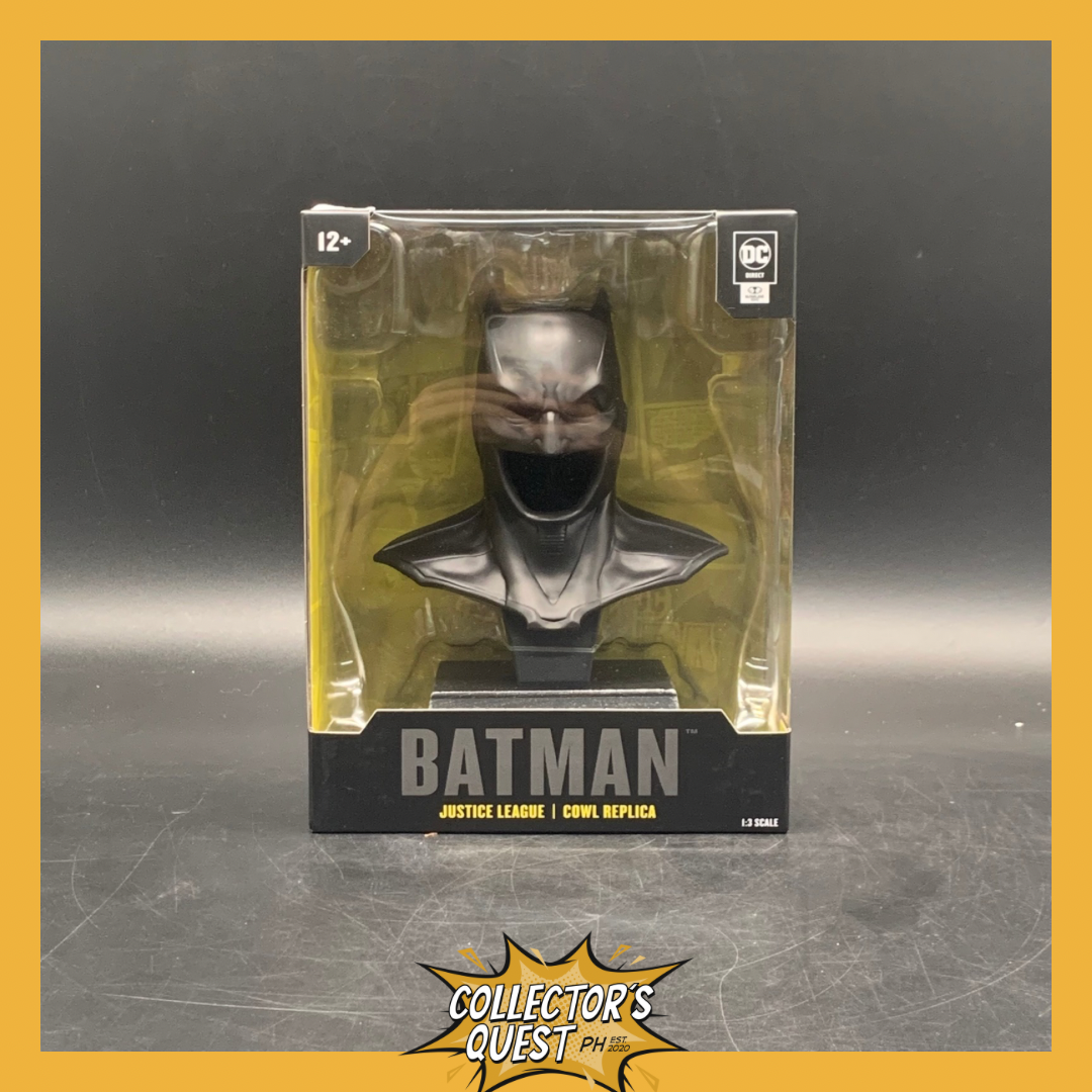 (IN STOCK) Mcfarlane DC Direct 1/3 Scale Batman (Justice League Tactical Suit) Cowl Replica