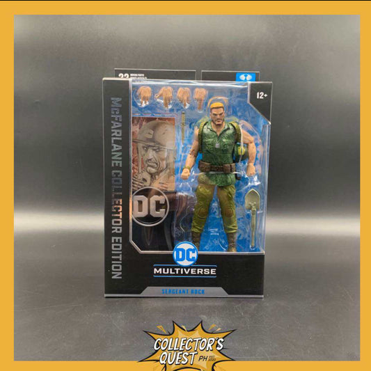 (IN STOCK) Mcfarlane DC Multiverse Mcfarlane Collector Edition Sergeant Rock Action Figure