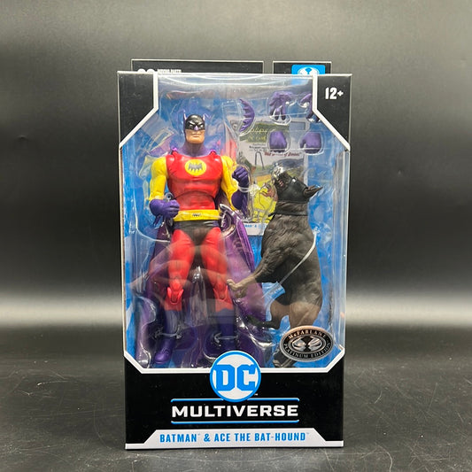 (IN STOCK) DC Multiverse Batman & Ace the Bat-hound Silver Age (Platinum Edition) Action Figure