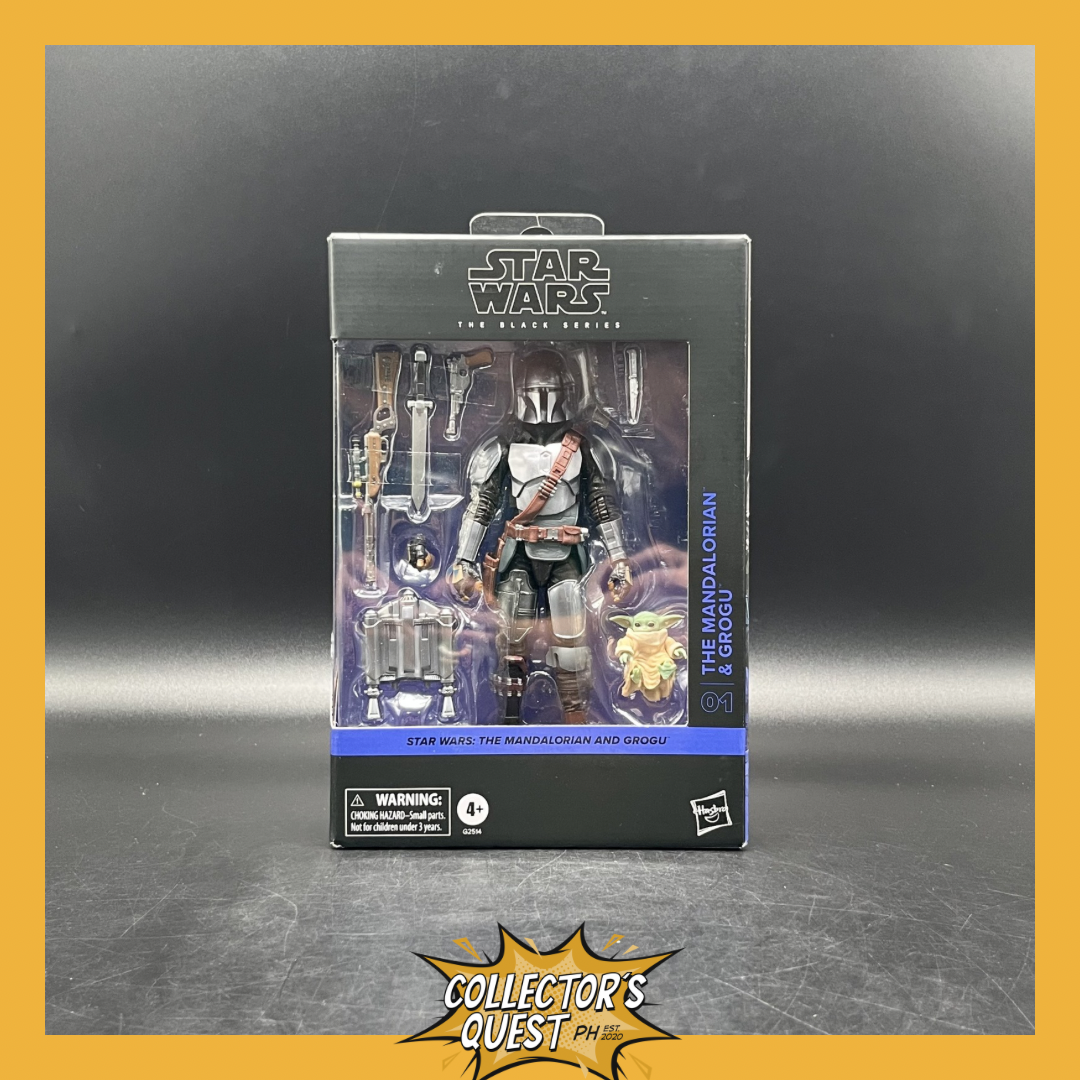 (IN STOCK) Star Wars The Black Series The Mandalorian & Grogu Deluxe Action Figure