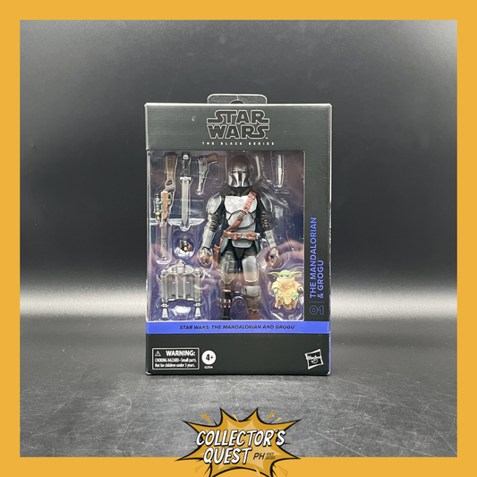 (IN STOCK) Star Wars The Black Series The Mandalorian & Grogu Deluxe Action Figure