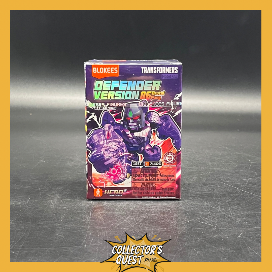 (IN STOCK) 71406 Blokees Transformers Defender Version 06 Brutal Fang Model Kit Blind Box