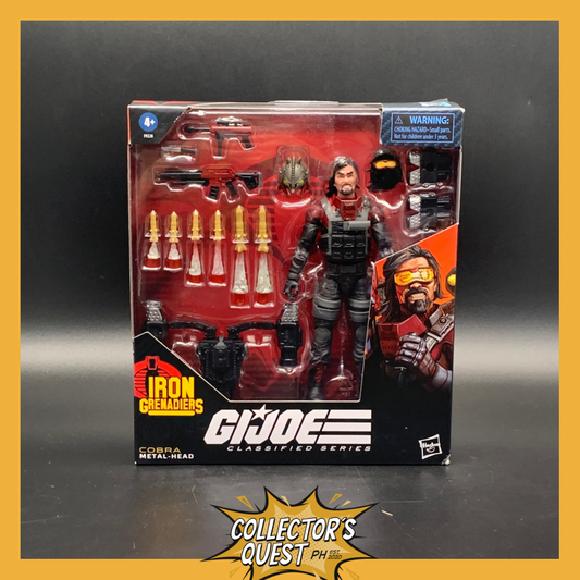 G.I Joe Classified Series #118 Iron Grenadier Metal-Head Deluxe Action Figure