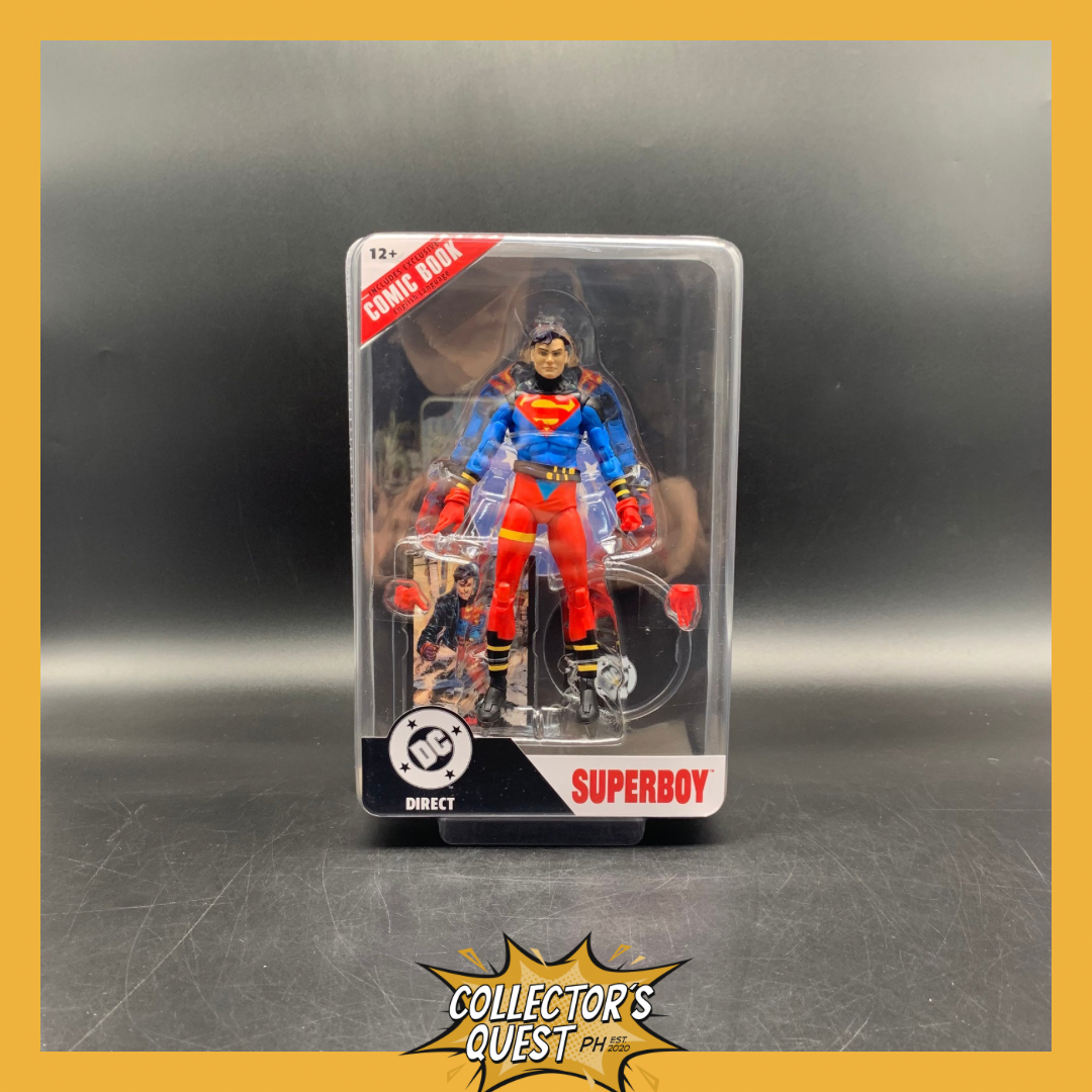 (IN STOCK) Mcfarlane DC Direct Page Punchers Superboy (Return of Superman) Action Figure