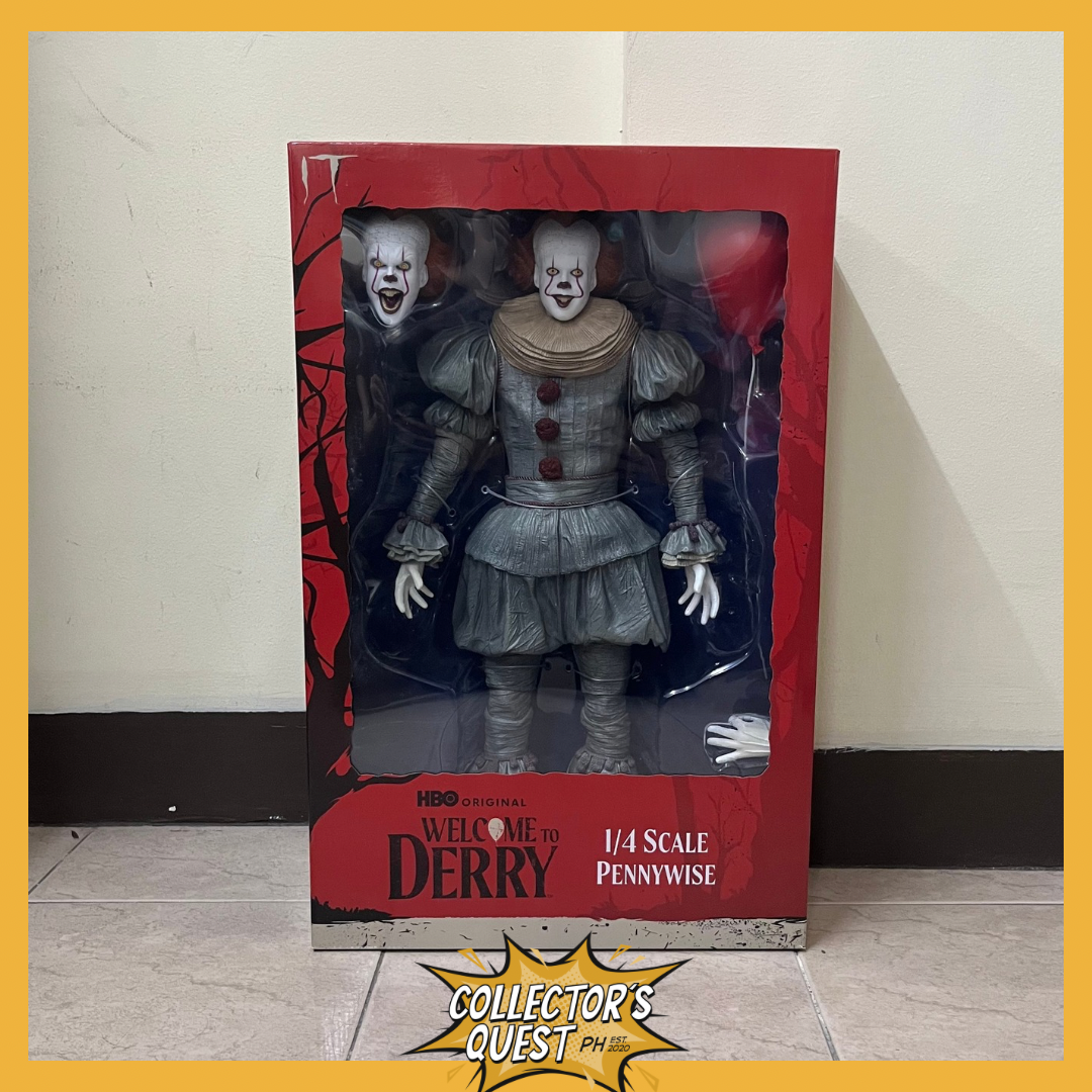 (IN STOCK) NECA It: Welcome to Derry Pennywise 1:4 Scale Action Figure