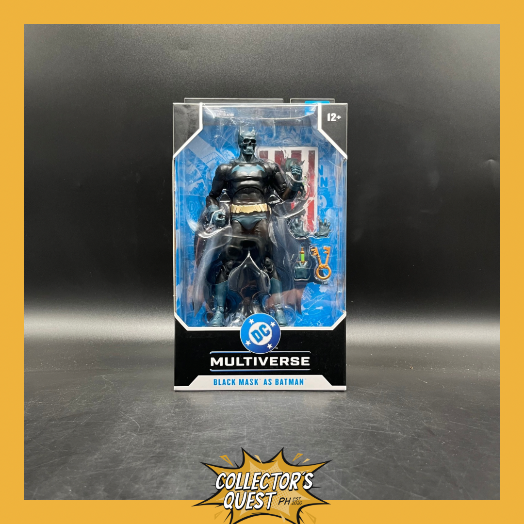 (IN STOCK) Mcfarlane DC Multiverse Black Mask as Batman (Batman Madhouse) Action Figure
