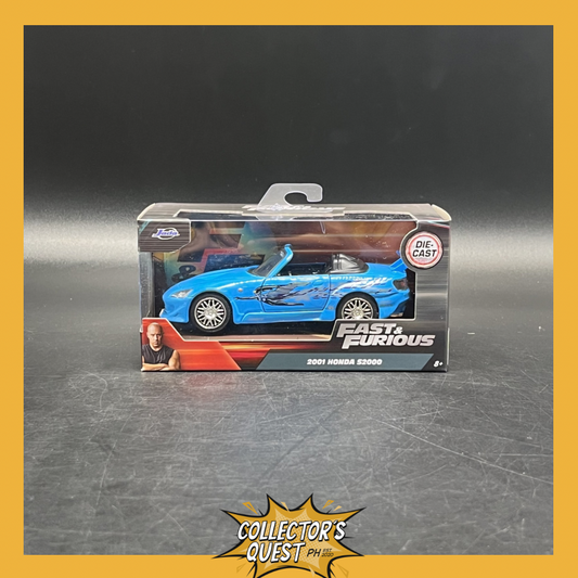 (IN STOCK) 35397 Jada Toys Fast & Furious 1:32 Scale 2001 Honda S2000 Die Cast Vehicle