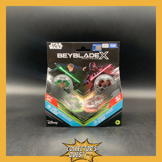 (IN STOCK) Beyblade X Star Wars Luke Skywalker 4-80B & Darth Vader 4-60P