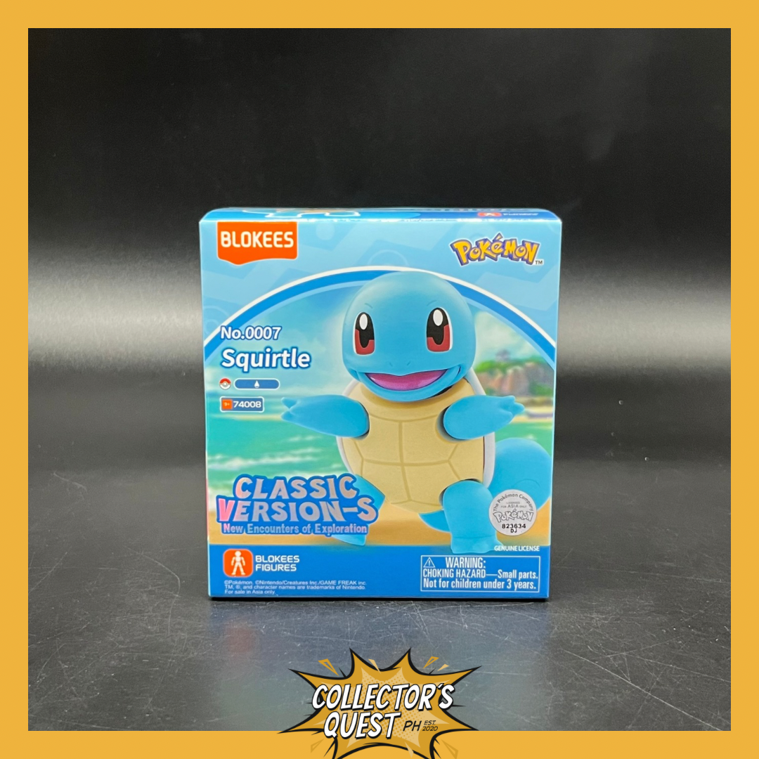 (IN STOCK) 74008 Blokees Pokemon Classic Version Squirtle Model Kit