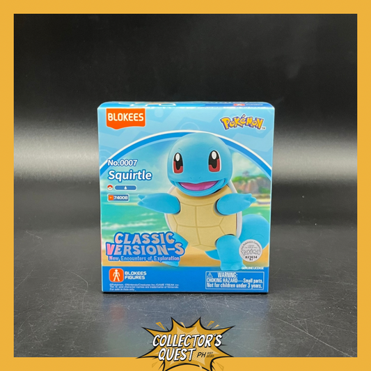 (IN STOCK) 74008 Blokees Pokemon Classic Version Squirtle Model Kit