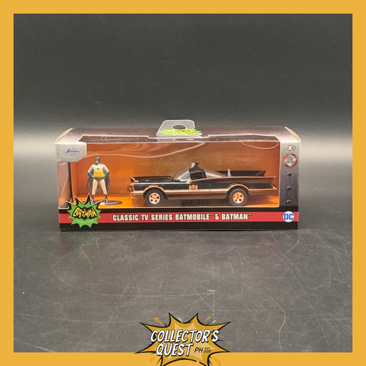 (IN STOCK) Jada Toys 1:32 Scale Batmobile 1966 Classic TV Series Batmobile with Batman Figure
