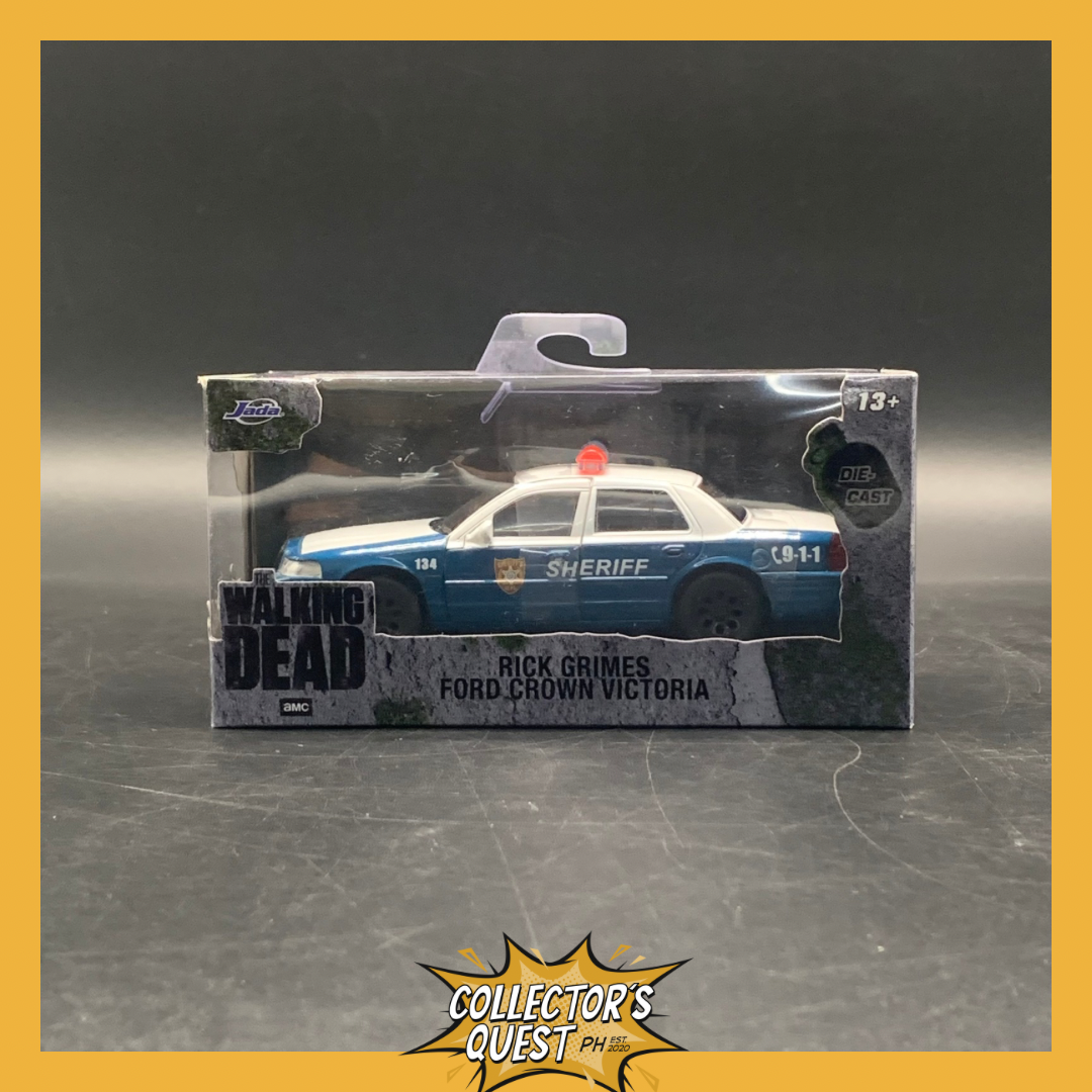(IN STOCK) JADA TOYS 1:32 Scale Hollywood Rides The Walking Dead Rick Grimes Ford Diecast Vehicle