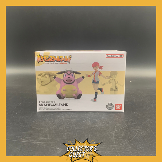 (IN STOCK) Bandai Pokemon Scale World Johto Region Whitney & Miltank Figure