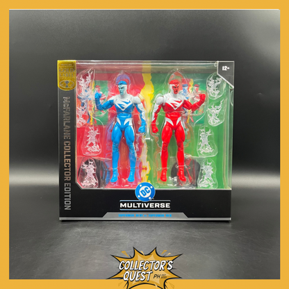 (IN STOCK) Mcfarlane DC Collector's Edition - Superman Red vs Superman Blue (Gold Label) 2-pack Action Figure