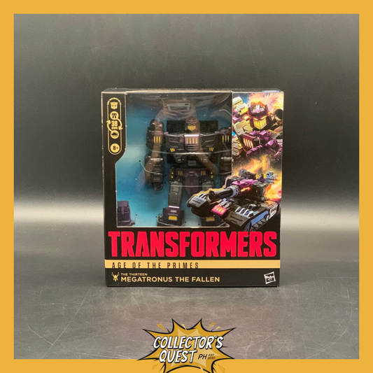 (IN STOCK) Transformers Studio Series Age of the Primes Leader Class The Thirteen Megatronus The Fallen Action Figure
