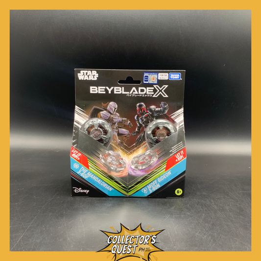 (IN STOCK) Beyblade X Star Wars The Mandalorian 3-60F & Moff Gideon 3-80N