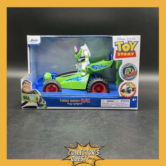 (IN STOCK) Jada Toys 1:24 Scale Disney Pixar Toy Story 4 Turbo Buggy with Buzz Lightyear Radio Control Vehicle