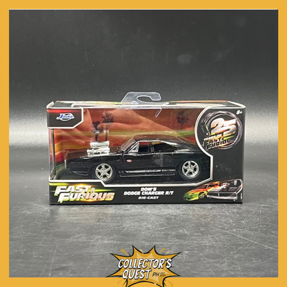 (IN STOCK) 97042 JADA Toys 25th Anniversary 1:32 Scale Fast & Furious 1970 Dom's Dodge Street Charger Diecast Vehicle