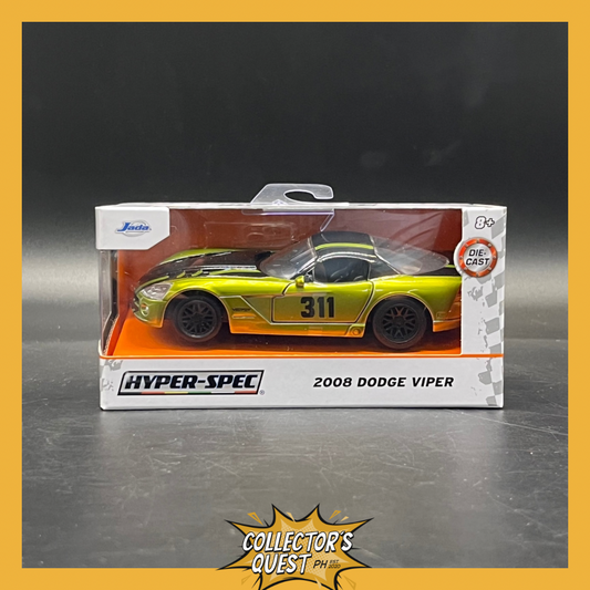 (IN STOCK) 36420 Jada Toys 1:32 Scale Hyperspec 2008 Dodge Viper